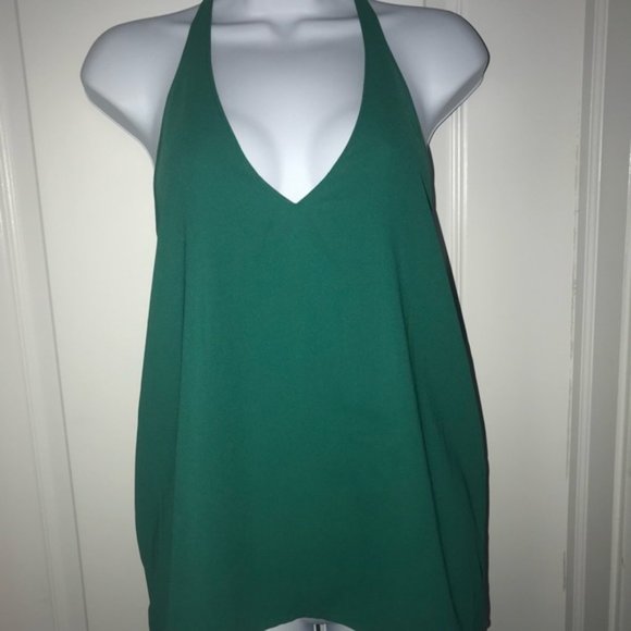 Medium green Leith T back camisole - Picture 3 of 7